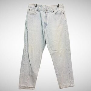 Vintage Levis 560 Jeans womens 14 Loose Fit Pre Owned Blue Denim Pants Mom Jeans